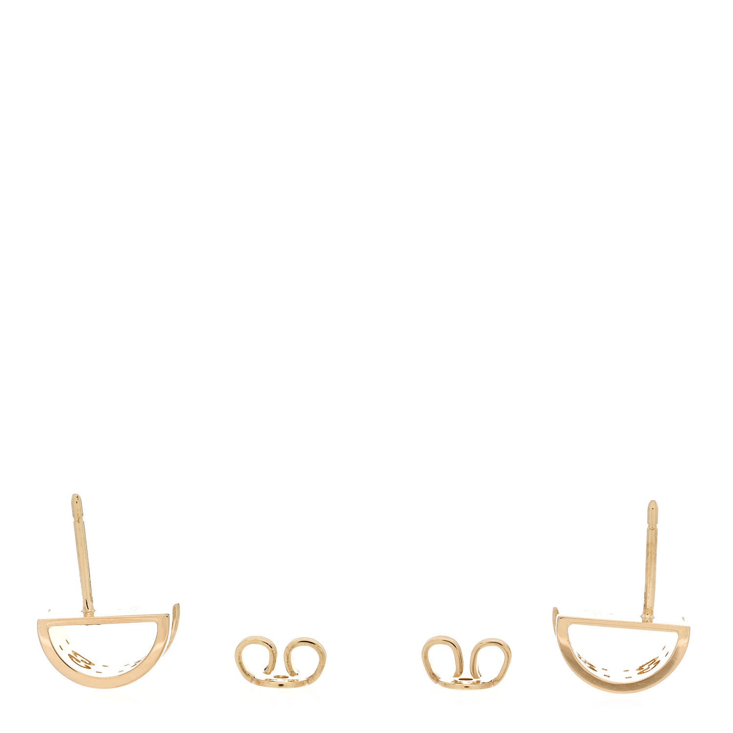 18K Yellow Gold Icon Twirl Earrings