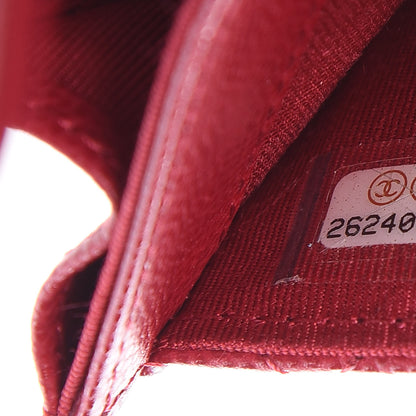 Chanel Caviar Quilted Flap Card Holder Pink 8 of 9