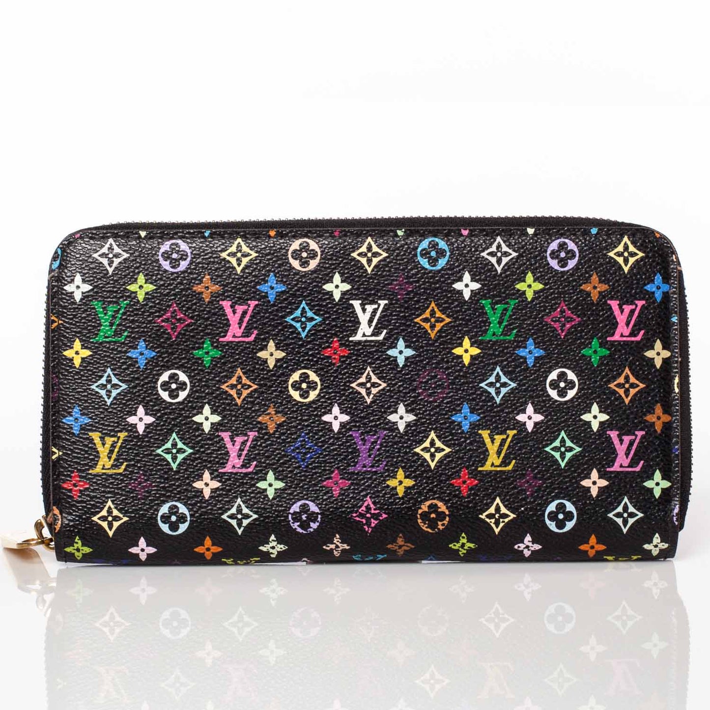 Monogram Multicolor Zippy Wallet Black