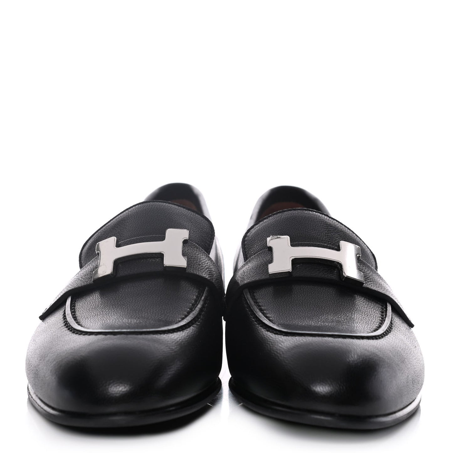 Goatskin Womens Paris Loafers 35 Black