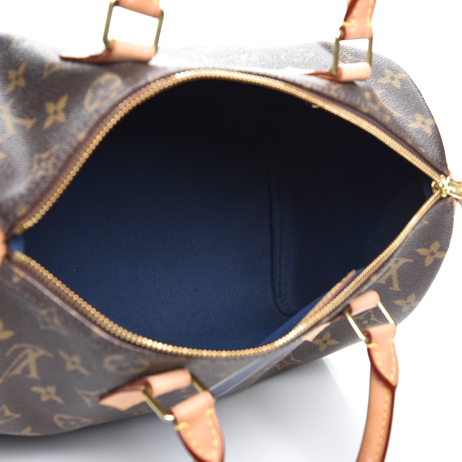 Louis Vuitton Monogram My LV Heritage Speedy 30 Blue Marine Gris 5 of 12