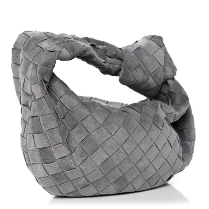 Bottega Veneta Suede Intrecciato Mini Jodie Thunder 3 of 12