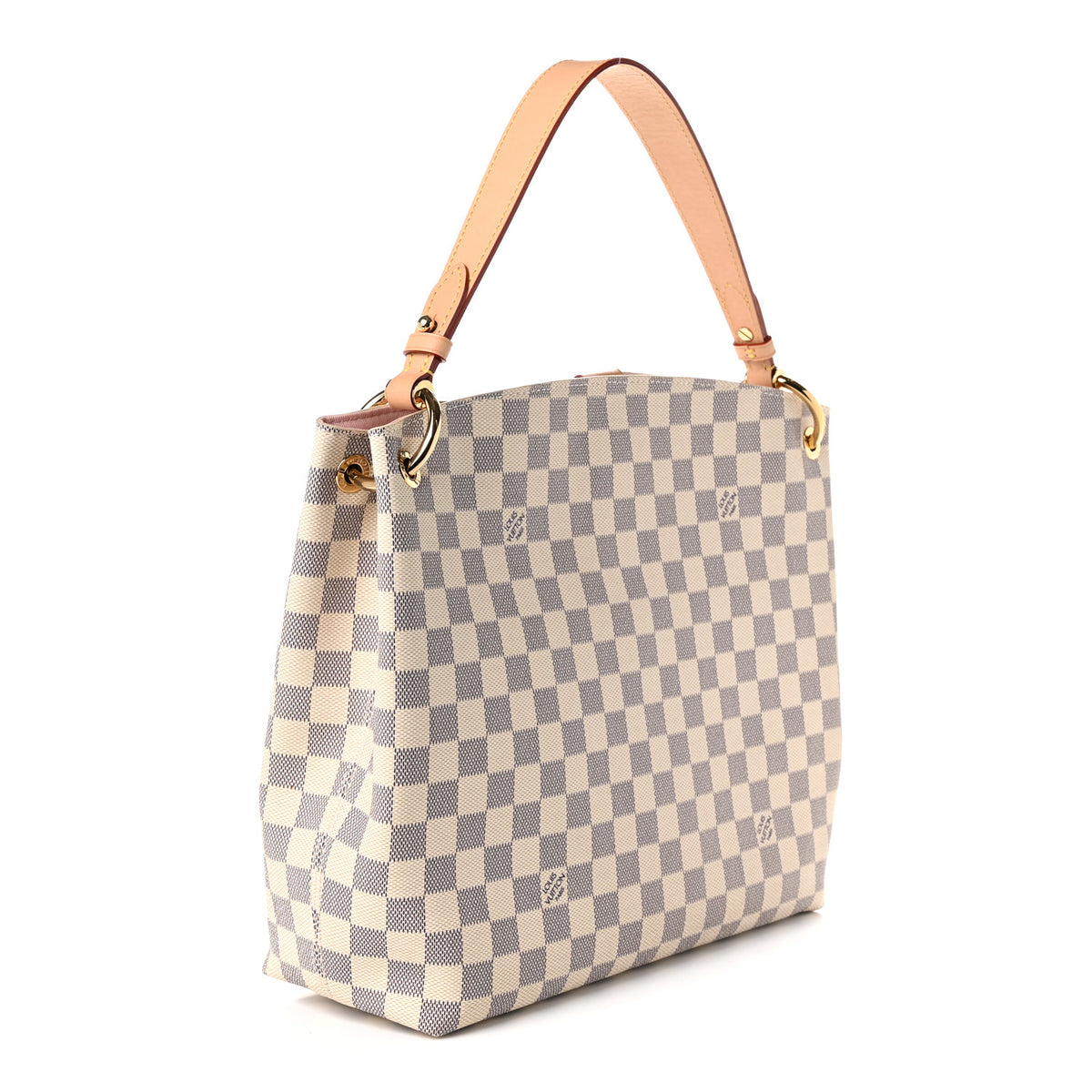 Louis Vuitton Damier Azur Graceful PM Rose Ballerine 3 of 10