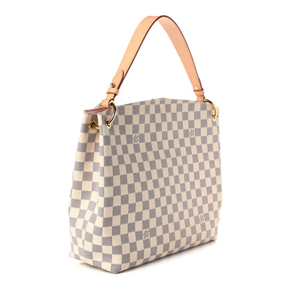 Louis Vuitton Damier Azur Graceful PM Rose Ballerine 3 of 10