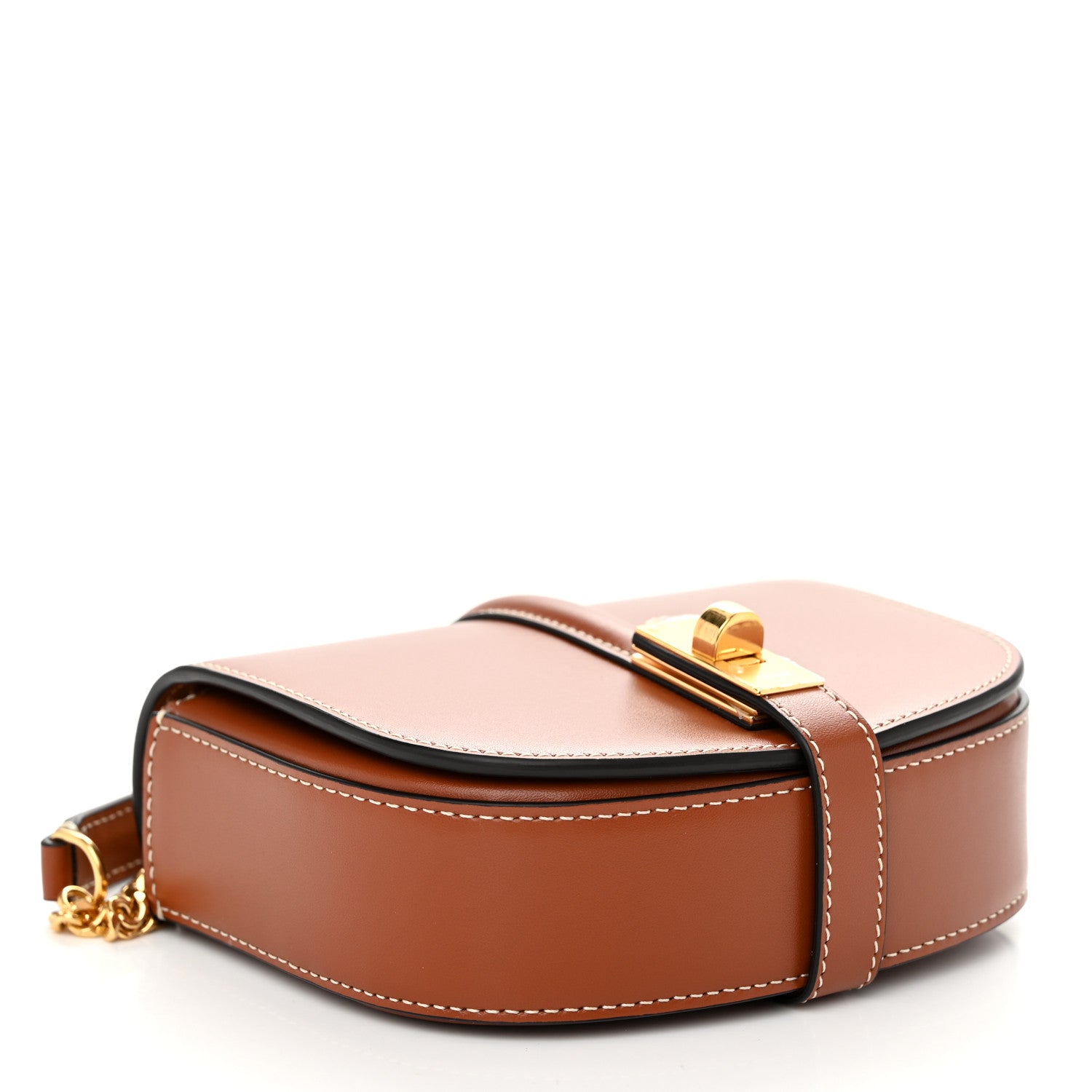 Celine Natural Calfskin Besace Small 16 Wallet on Chain Tan 4 of 10