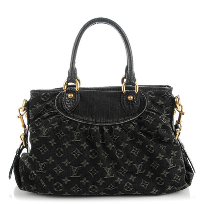 Louis Vuitton Denim Neo Cabby MM Black 1 of 7