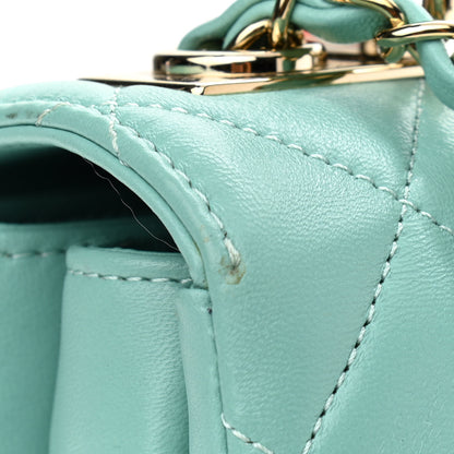 Chanel Lambskin Quilted Small Trendy CC Flap Dual Handle Bag Light Green 11 of 11