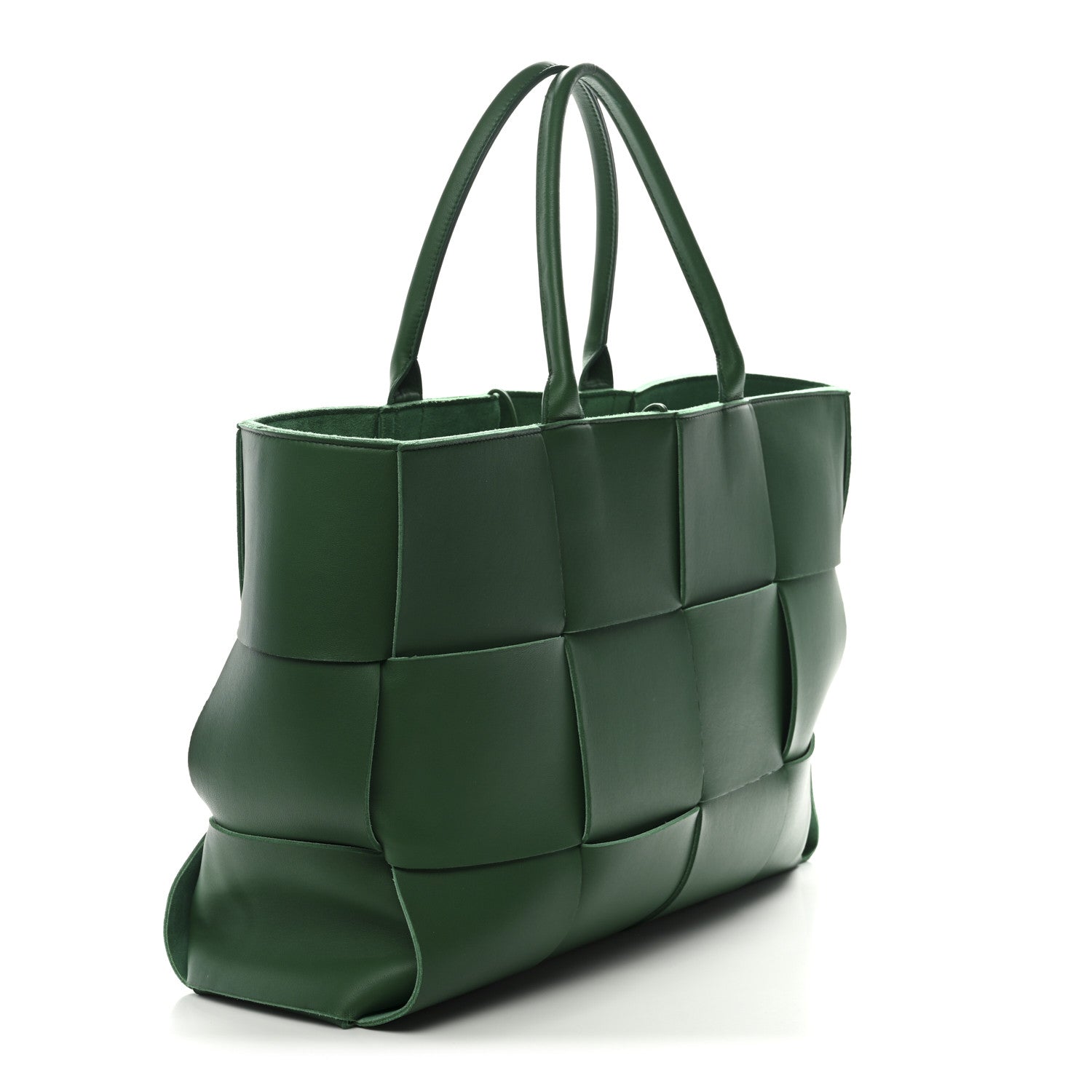 Bottega Veneta Nappa Maxi Intrecciato Large Arco Tote Green 3 of 10
