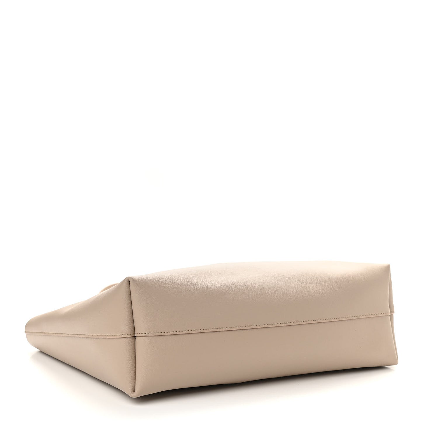 Calfskin Large Shopping Tote Nude Powder