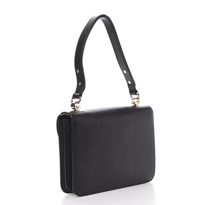 Gucci Calfskin Medium 1973 Shoulder Flap Bag Black 3 of 17