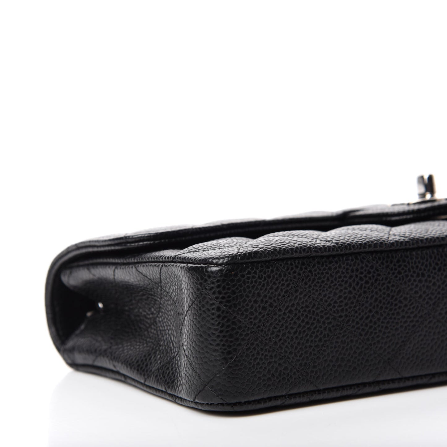 Caviar Quilted East West Flap Black