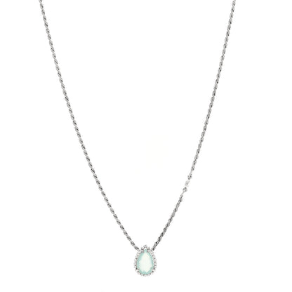 Boucheron 18K White Gold Diamond Aquaprase XS Serpent Boheme Necklace 1 of 4
