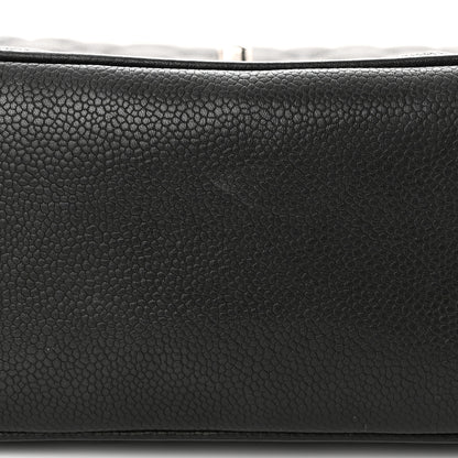 Chanel Caviar Quilted Medium Rock In Rome Single Flap Black 11 of 12