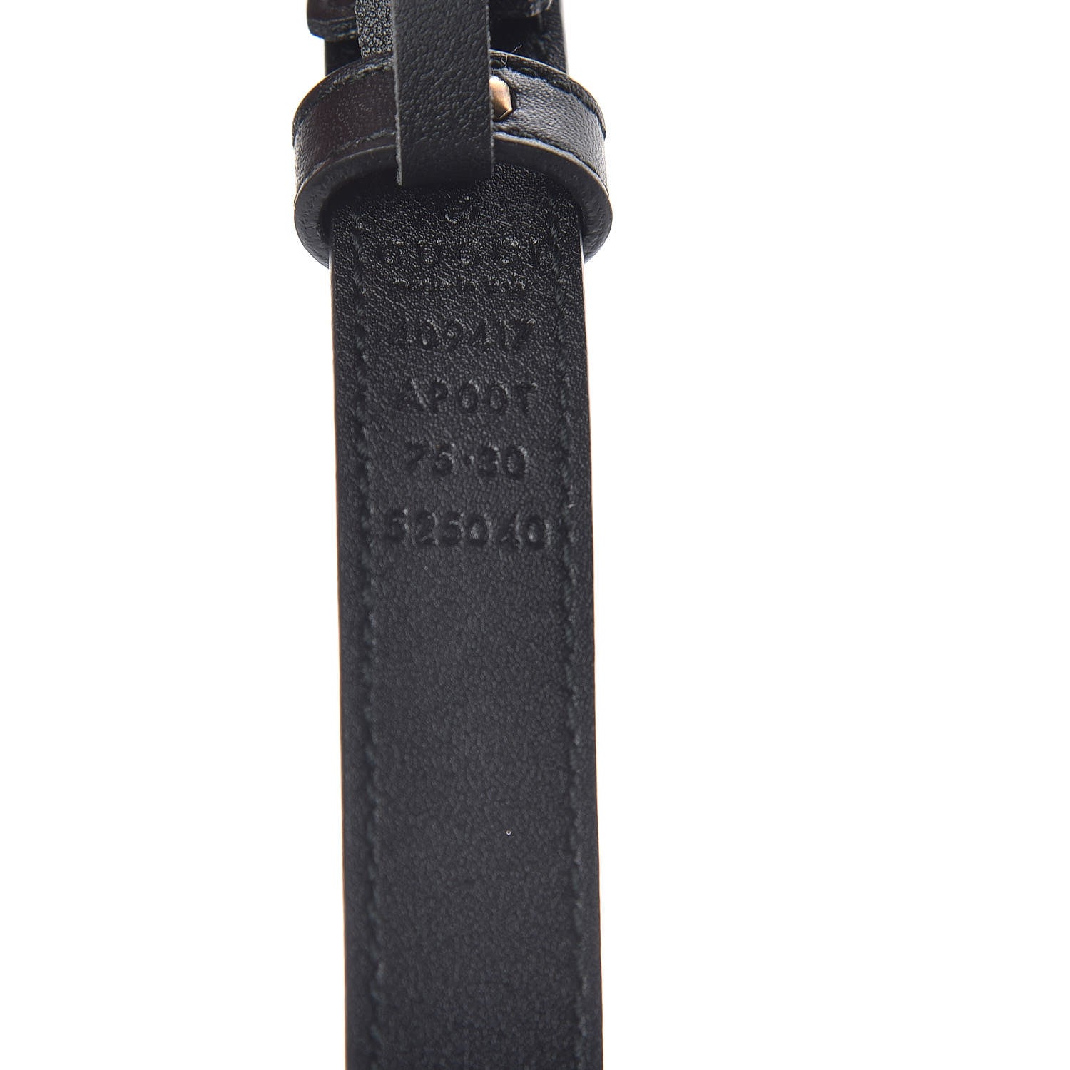 Gucci Calfskin Double G 20mm Belt 75 30 Black 4 of 6