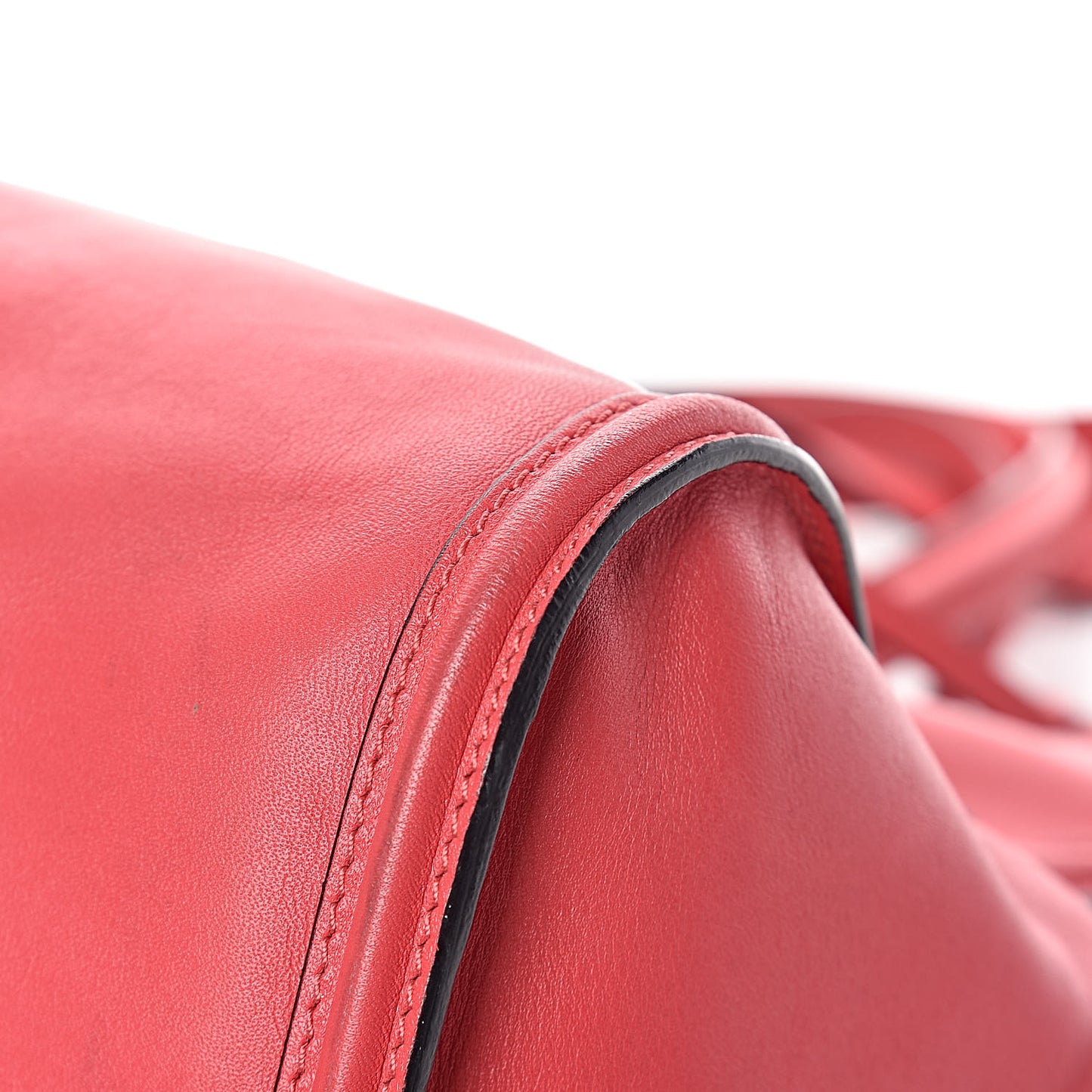 Calfskin Small Skull Padlock Zip Around Tote Pink