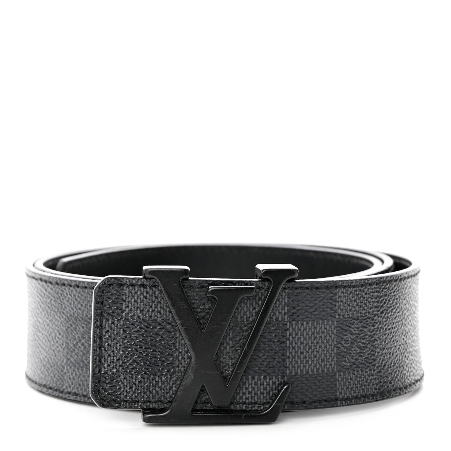 Damier Graphite 40mm LV Initiales Belt 95 38