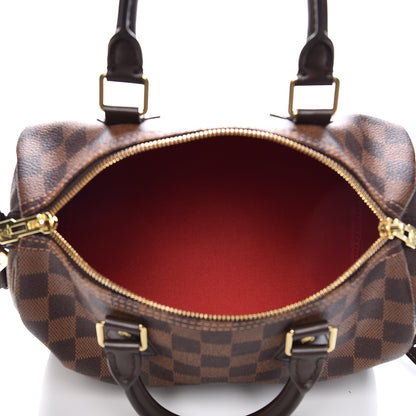 Louis Vuitton Damier Ebene Speedy Bandouliere 25 6 of 8