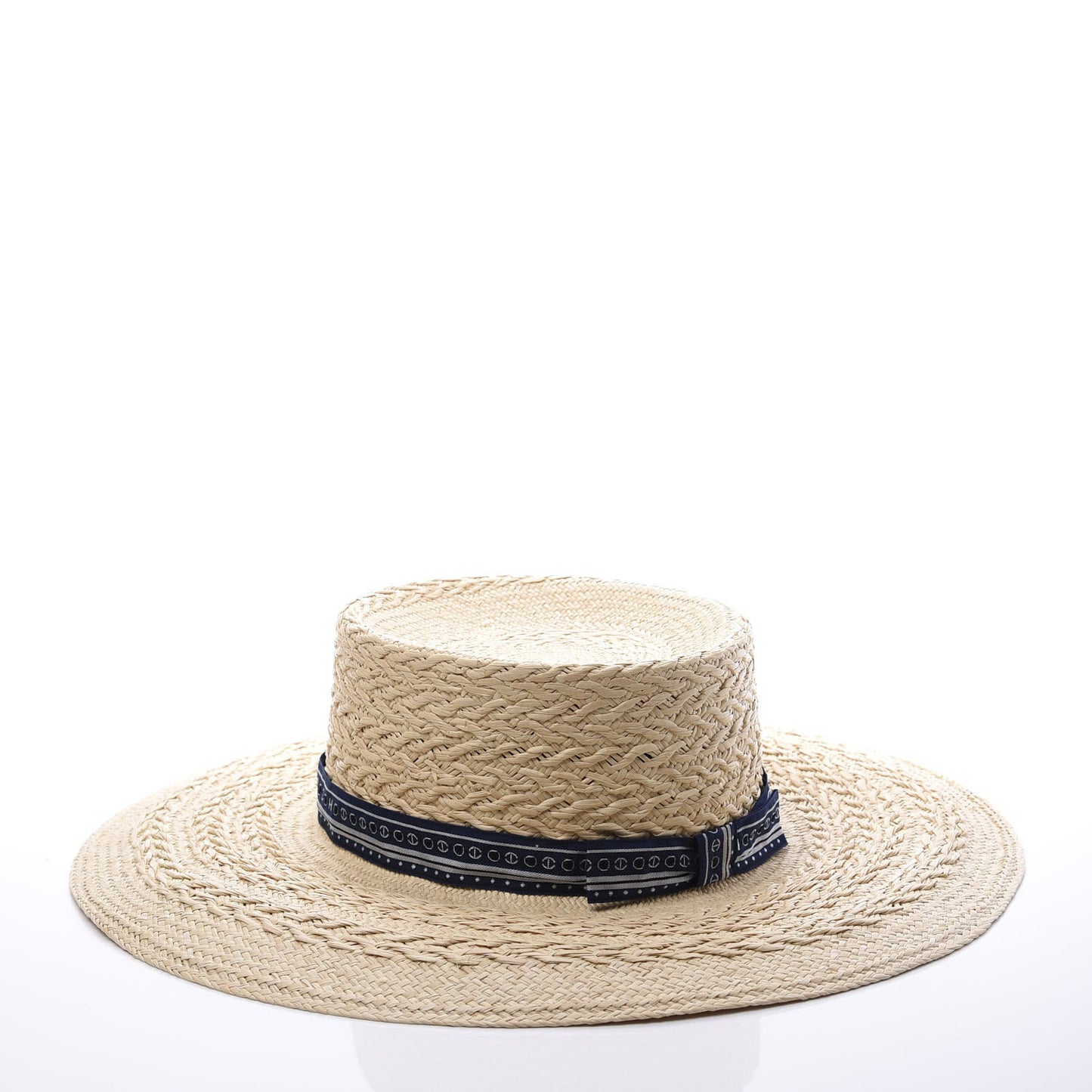 Toquilla Straw Bandanas Andalouise Panama Hat 58 Naturel Marine