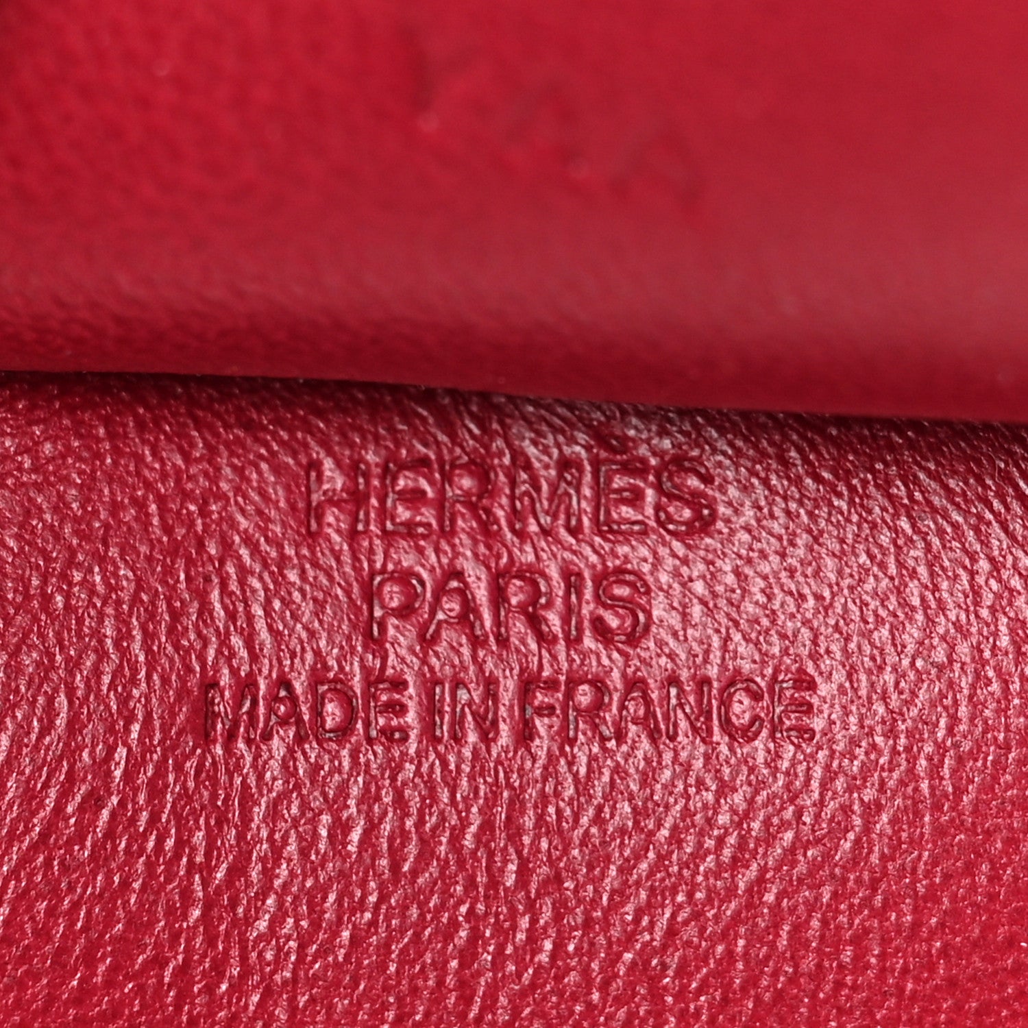 Hermes Milo Lambskin Grigri Rodeo Horse Bag Charm GM Rubis 4 of 4