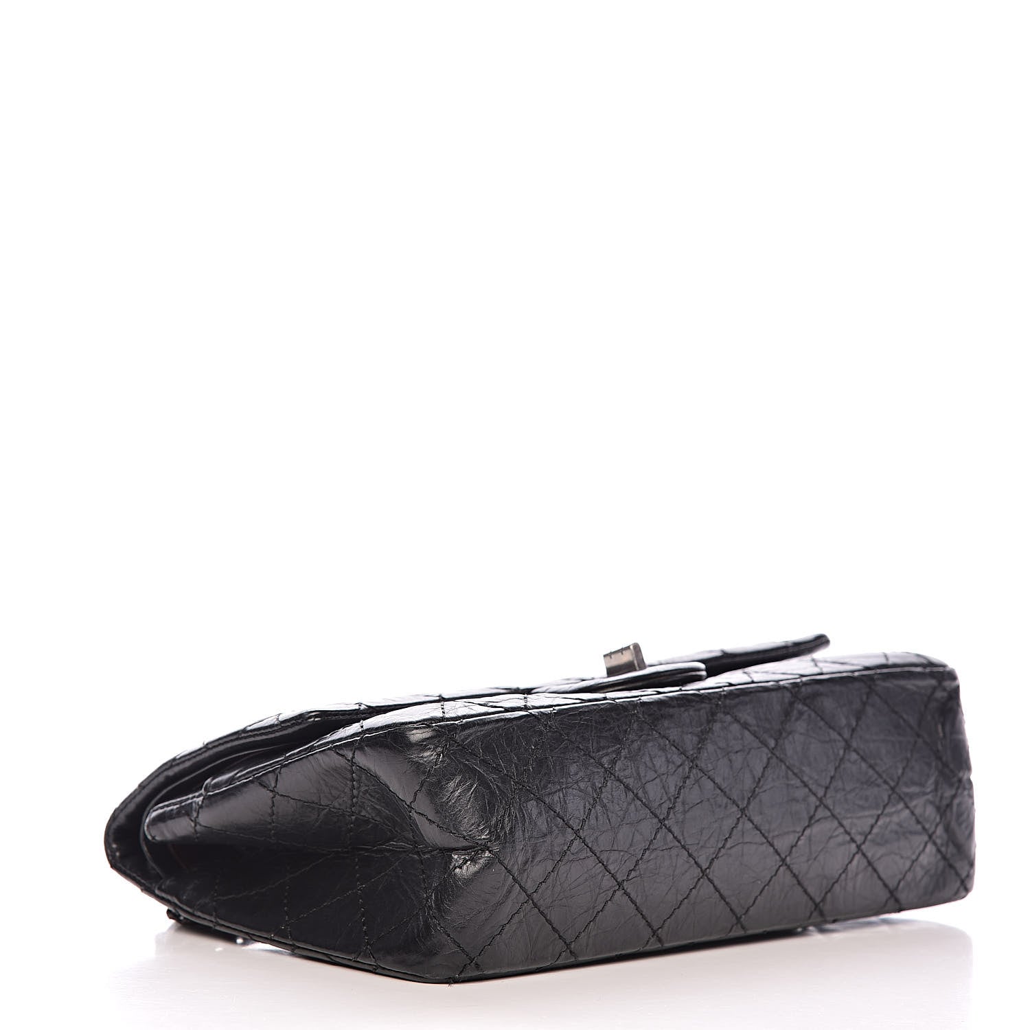 Chanel Aged Calfskin Quilted 2.55 Reissue 225 Flap Black 4 of 11