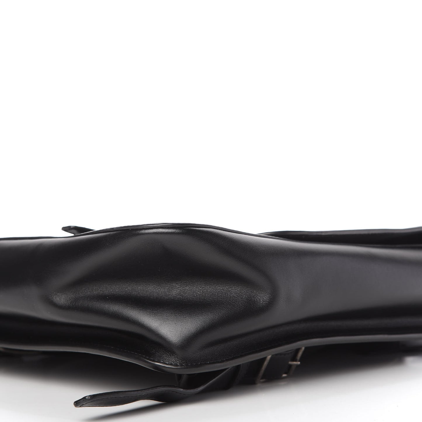 Smooth Calfskin Schoolbag Backpack Black