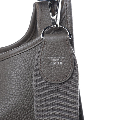 Hermes Taurillon Clemence Evelyne III GM Etain 8 of 11