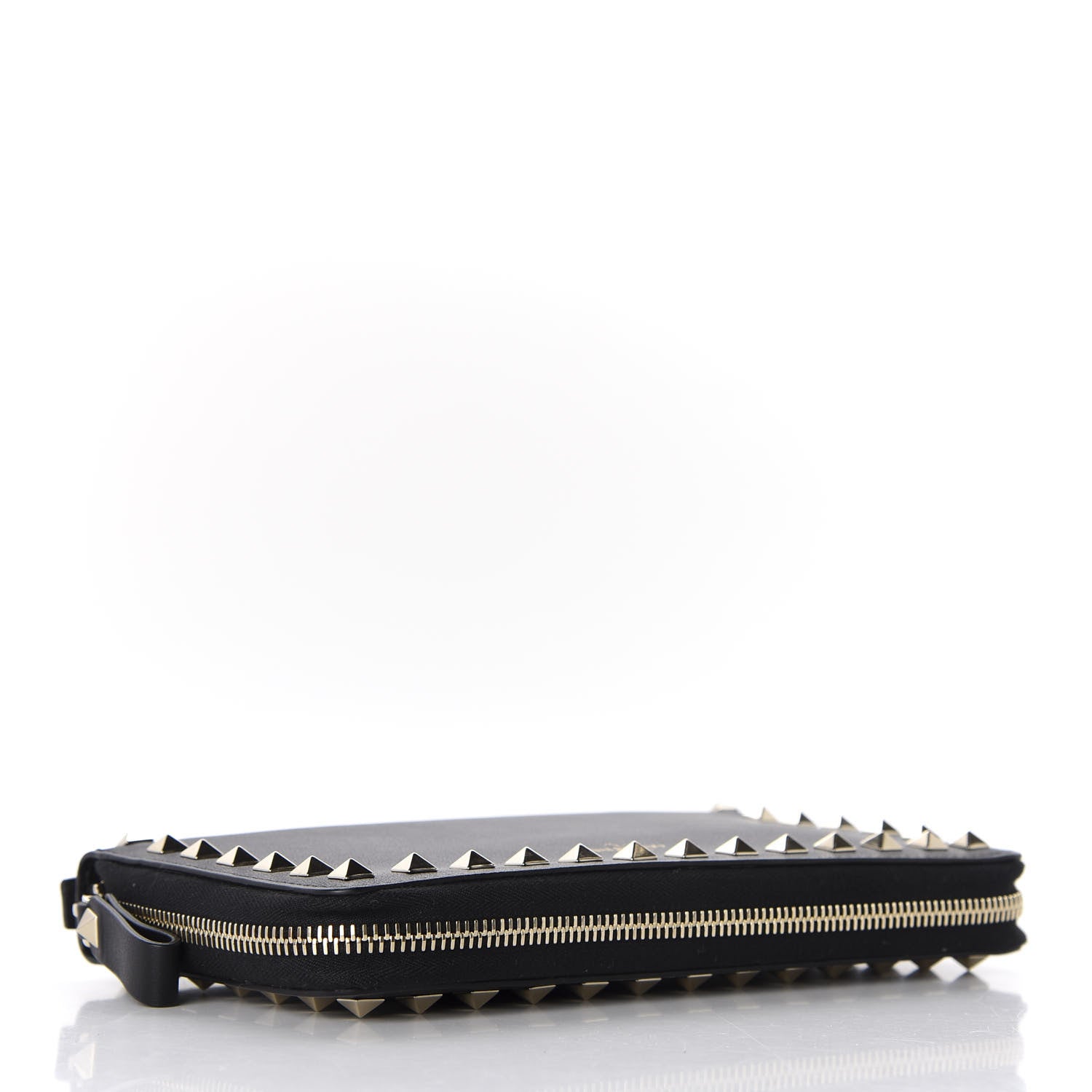 Valentino Garavani Calfskin Rockstud Travel Wallet Black 4 of 8