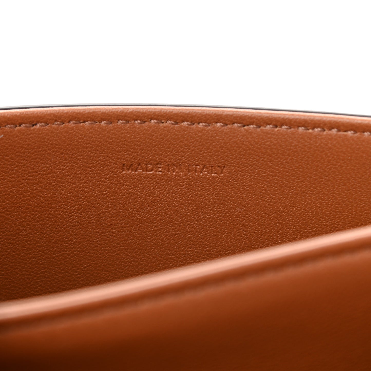 Calfskin Triomphe Canvas Teen Triomphe Bag White