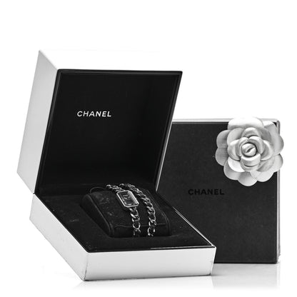 Chanel Stainless Steel Lambskin 16mm Premiere Rock Triple Row Quartz Watch Black 5 of 5