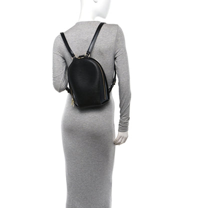 Louis Vuitton Epi Mabillon Backpack Black 2 of 9