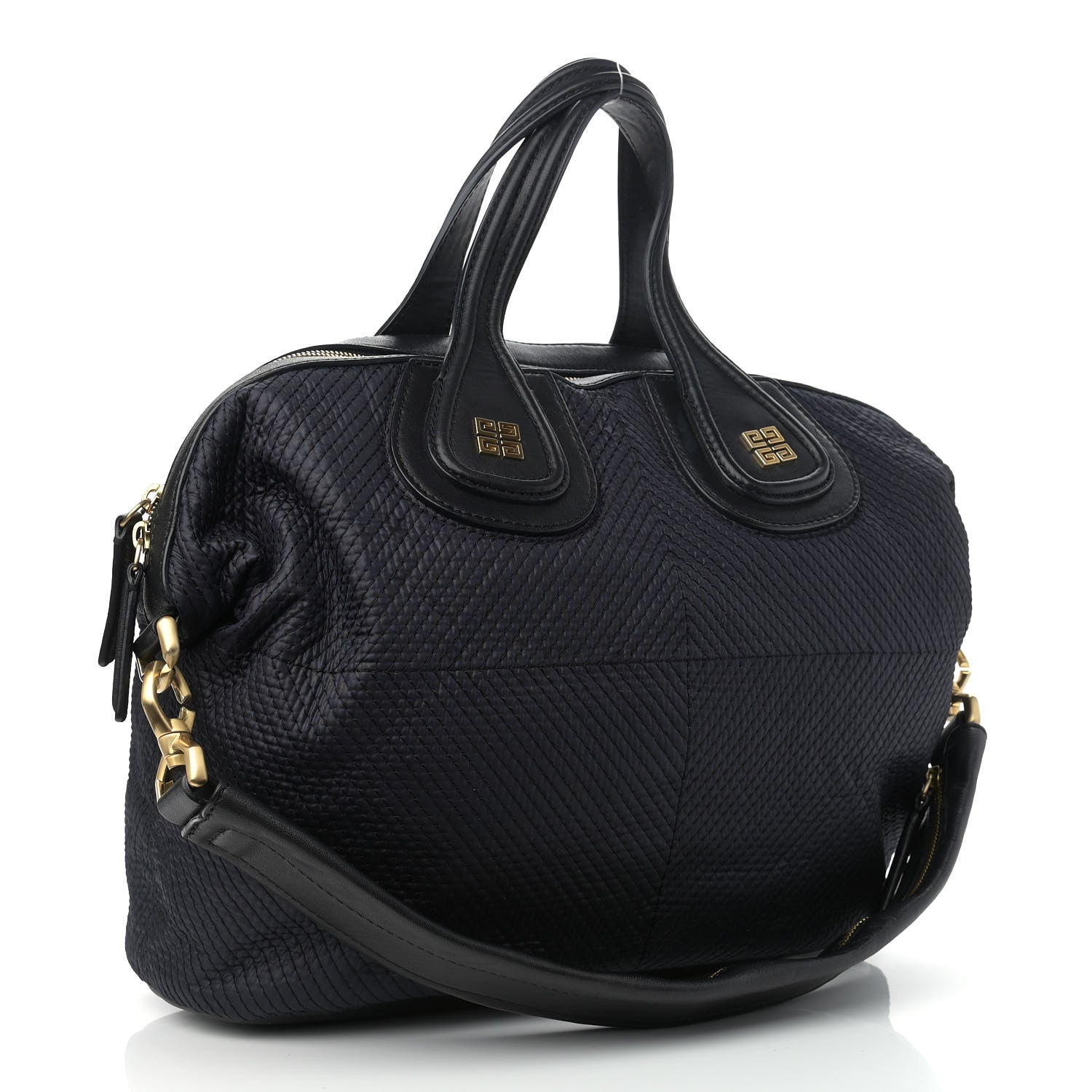 Givenchy Nylon Quilted Calfskin Small Nightingale Navy 3 of 10