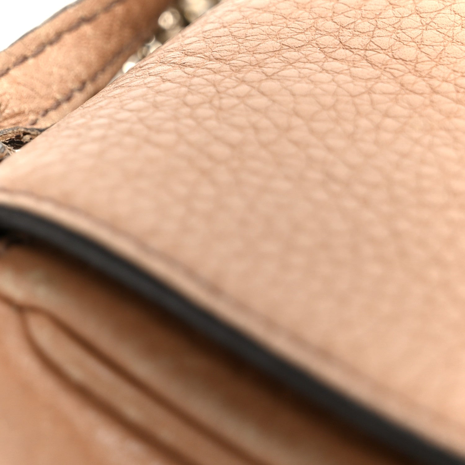 Gucci Pebbled Calfskin Medium Soho Flap Crossbody Camelia 12 of 12