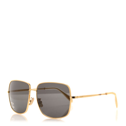 Celine Metal Rhinestone Sunglasses CL40284U Gold 1 of 8