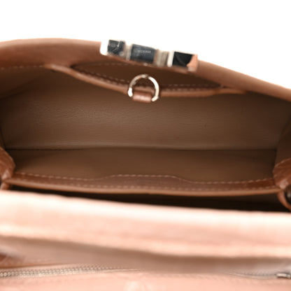 Louis Vuitton Iridescent Alligator Capucines BB Pink 6 of 10