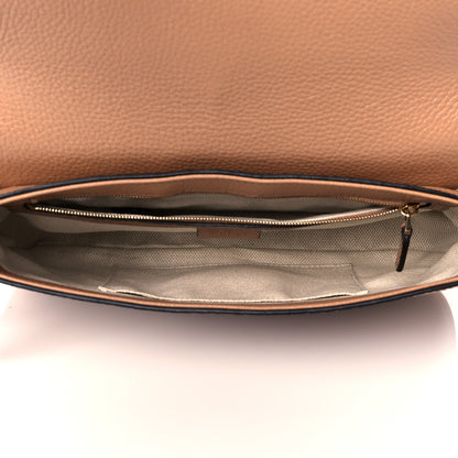 Gucci Pebbled Calfskin Medium Soho Flap Crossbody Camelia 5 of 11