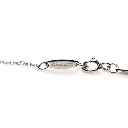 Tiffany Platinum Diamond Aquamarine Color by the Yard Necklace 6 of 7