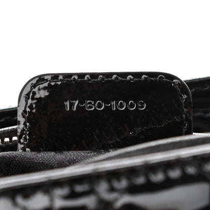 Christian Dior Patent Cannage Medium Lady Dior Black 7 of 12