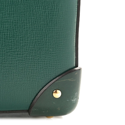 Gucci Azalea Calfskin Small Padlock Bamboo Shoulder Bag Vintage Green 9 of 9