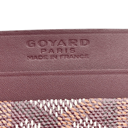 Goyard Goyardine Saint Sulpice Card Holder Bordeaux 6 of 7