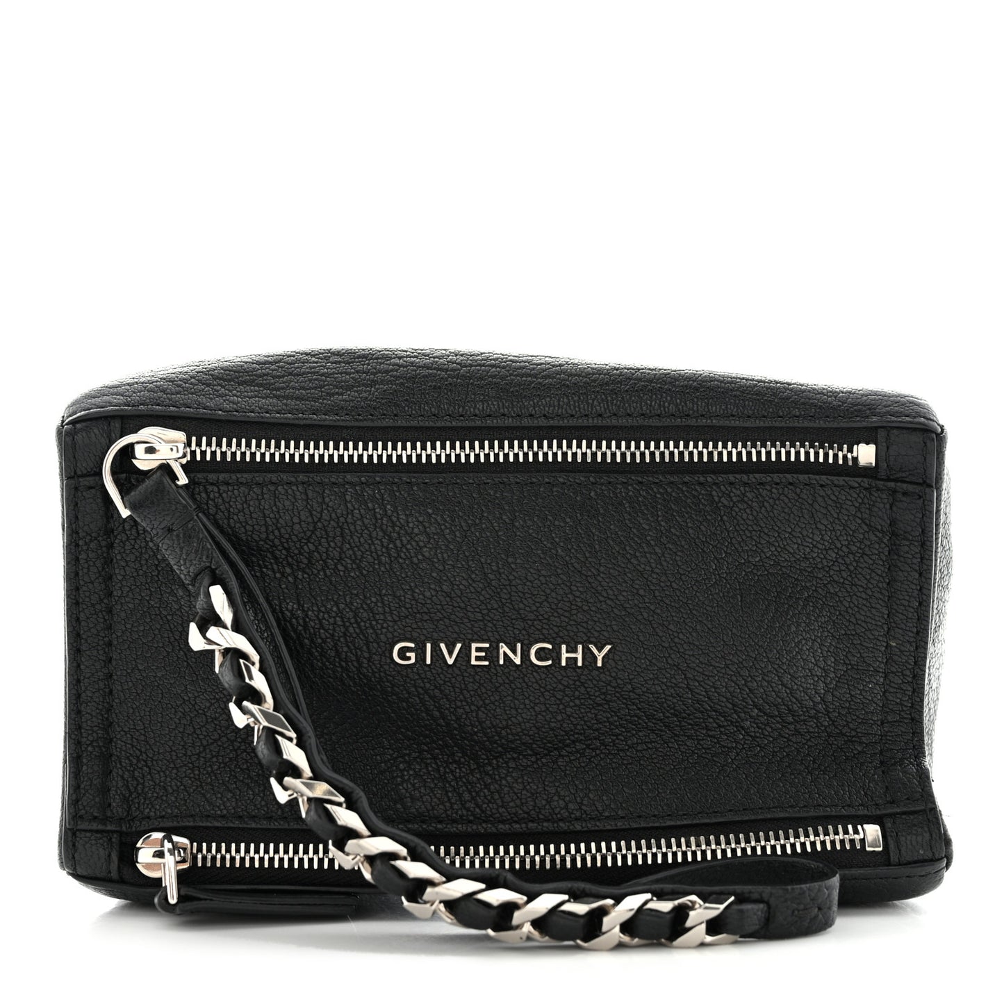 Sugar Goatskin Pandora Wristlet Black