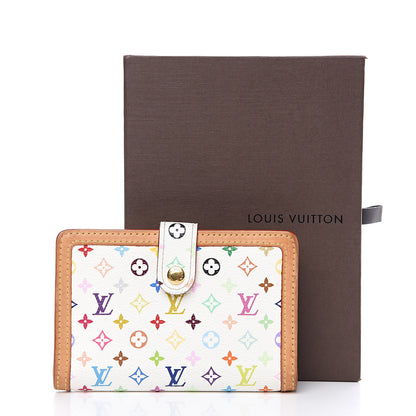 Louis Vuitton Monogram Multicolor French Purse Wallet White 13 of 13