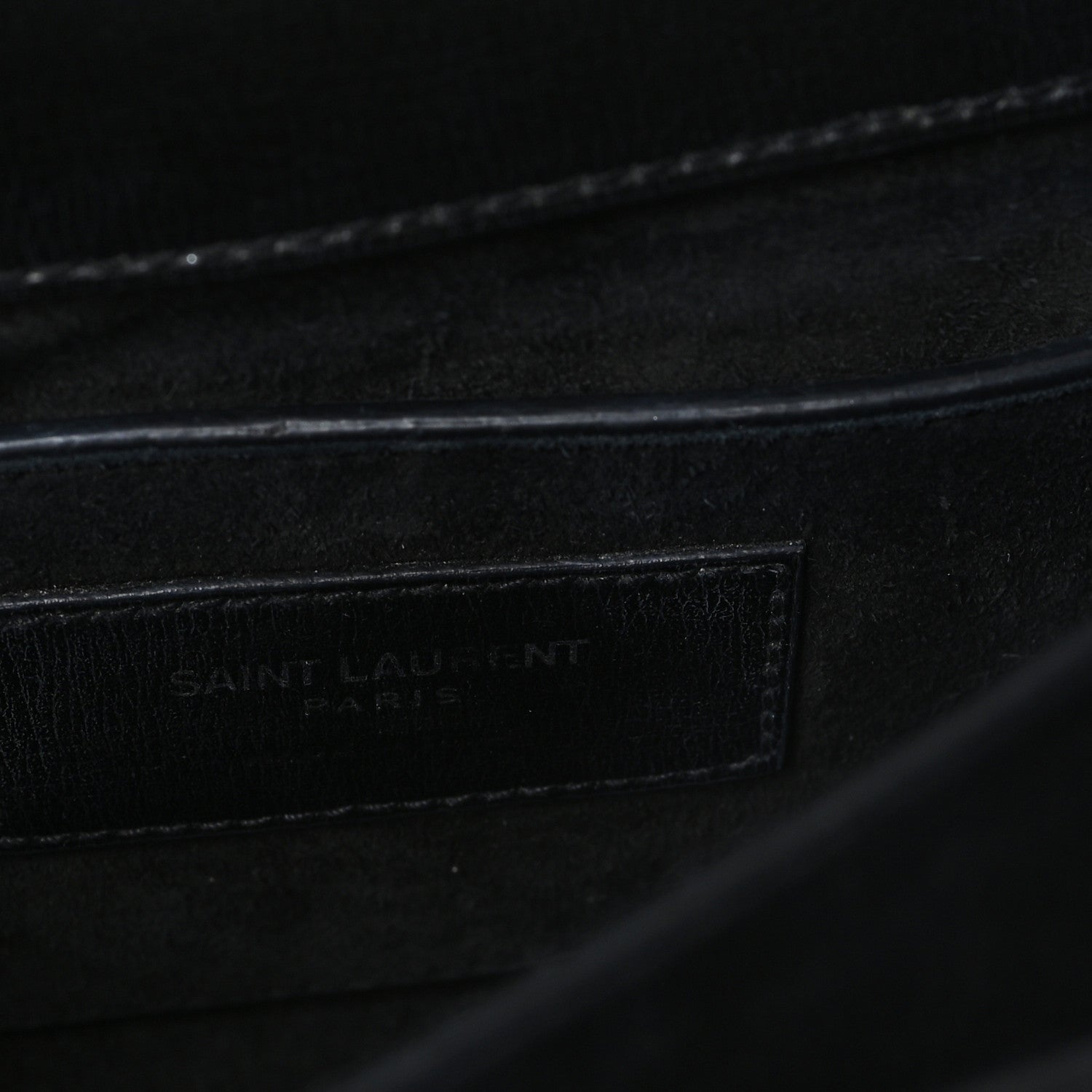 Saint Laurent Calfskin Medium Monogram Sunset Black 6 of 13