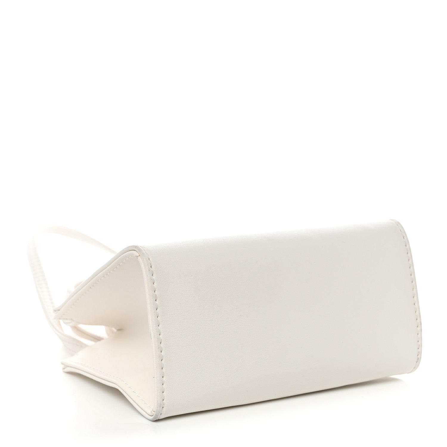 Telfar Vegan Leather Small Shopping Bag White 4 of 11