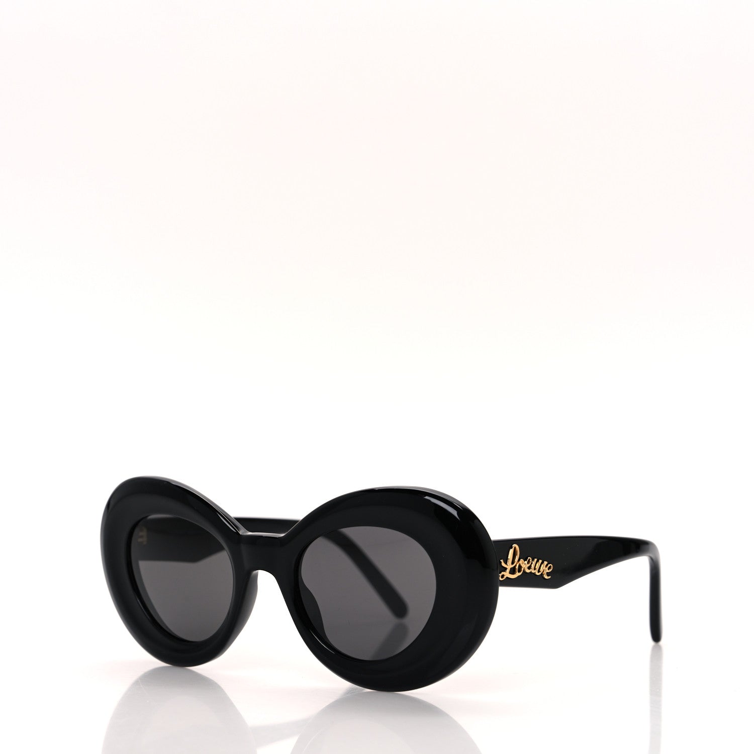 Loewe Acetate Curvy Round Sunglasses LW40112I Black 1 of 7