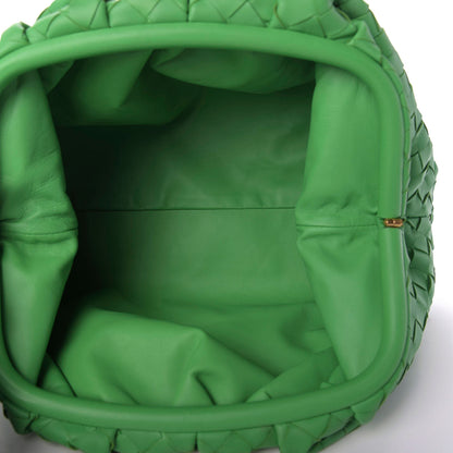 Bottega Veneta Nappa Maxi Intrecciato The Pouch Oversized Clutch Green 5 of 9