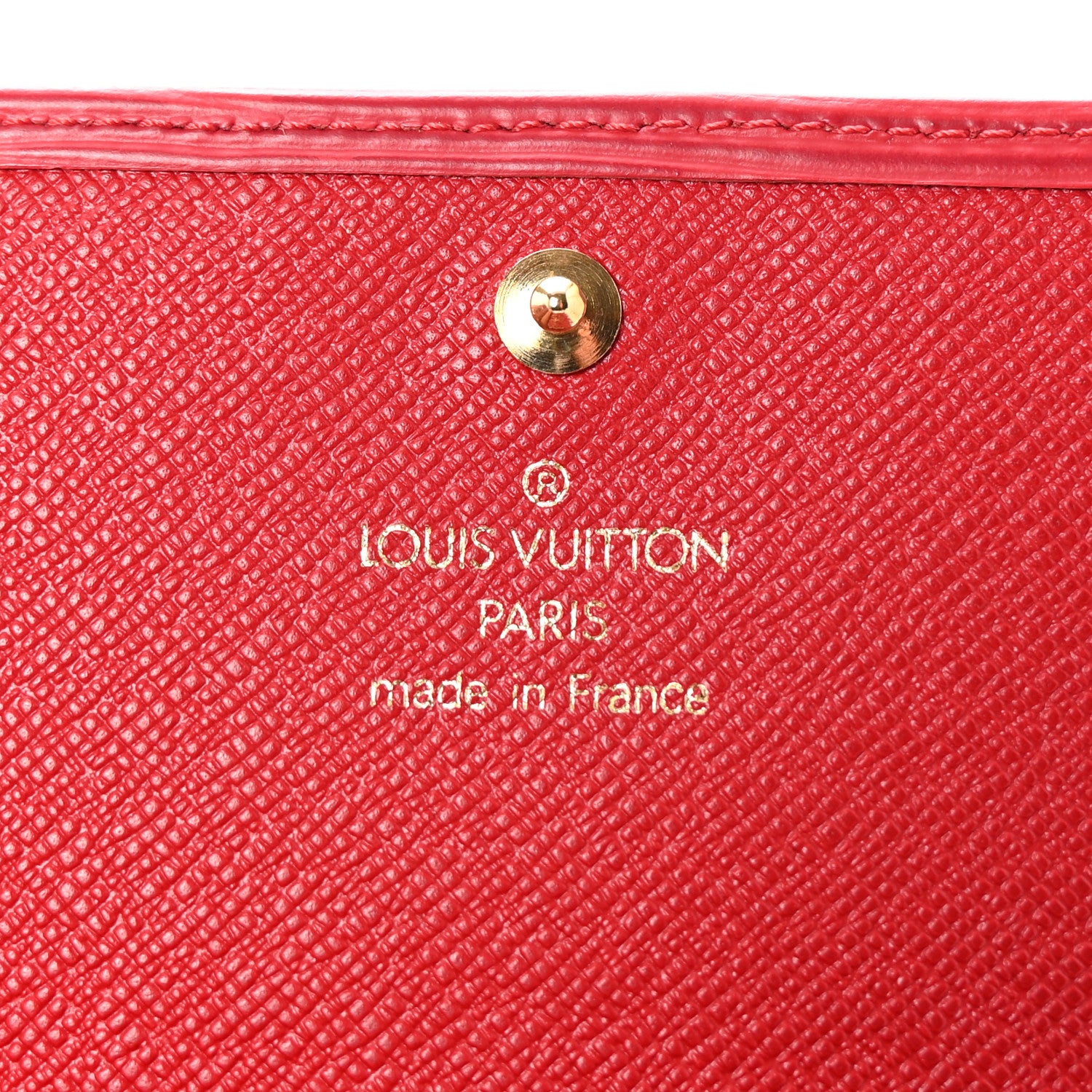 Louis Vuitton Epi Porte-Monnaie Billets Tresor Wallet Castillan Red 6 of 6