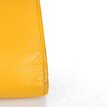 Hermes Epsom Bearn Gusset Wallet Jaune 10 of 14