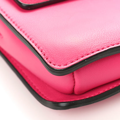 Chloe Suede Calfskin Small Faye Shoulder Bag Fuchsia Rose 8 of 9