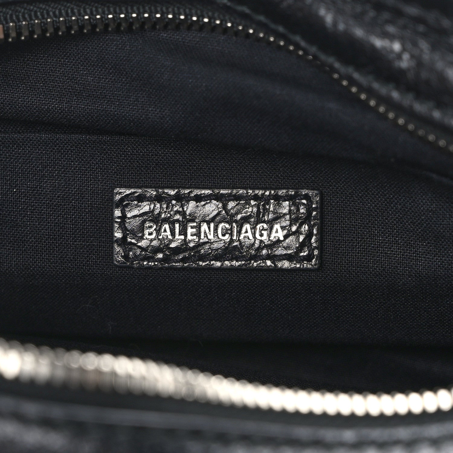 Balenciaga Lambskin Classic Hardware Neo Lift Hip Bag Black 6 of 10