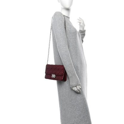 Christian Dior Lambskin Cannage Miss Dior Promenade Pouch Plum 2 of 11
